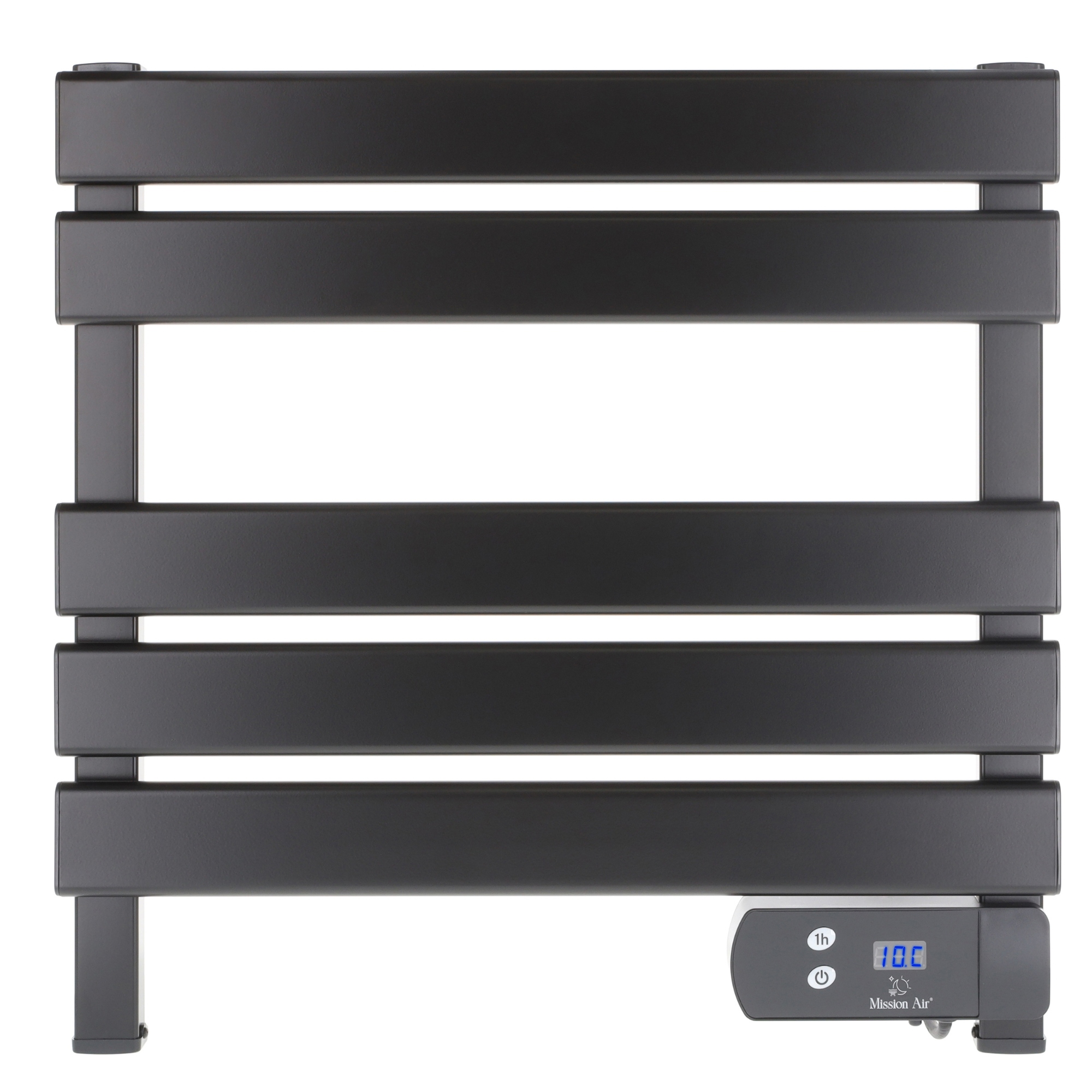 Kúpeľňový Ohrievač Malý Elektrický rebrík sušička časovač Čierna 150 W