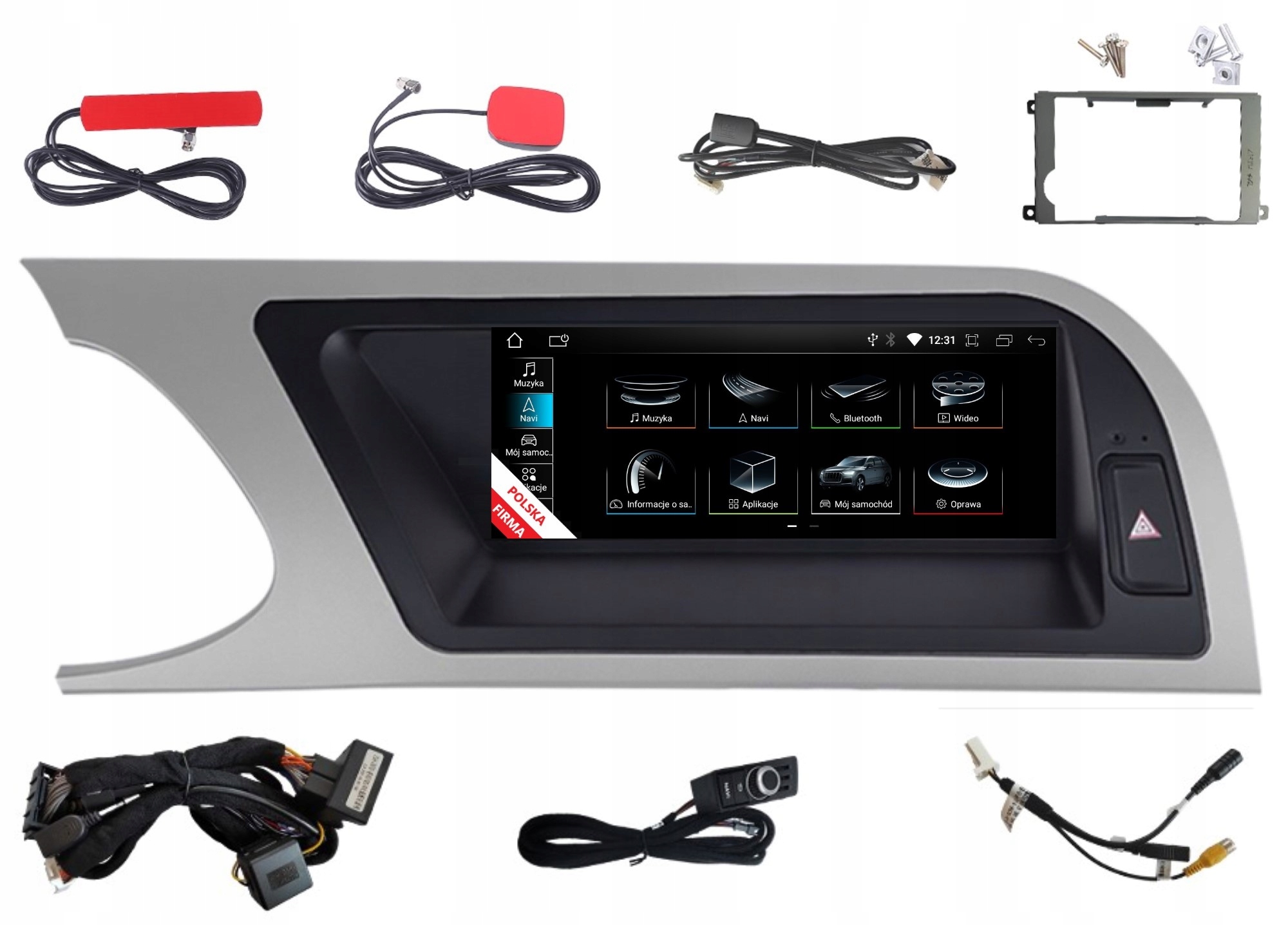 2DIN Autorádio S Androidem Pro Audi A4 B8 2/32 Gb Carplay Lte Concert Symphony