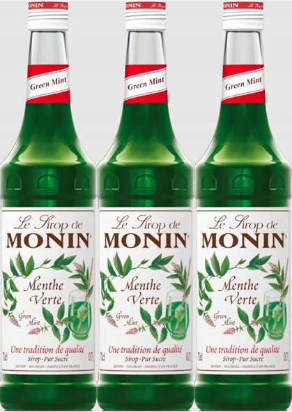 3x Syrop green mint Monin zielona mięta gratis*