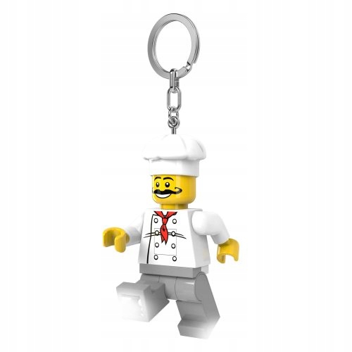 Lego Brelok Latarka Kucharz Piekarz Restauracja Breloczek z latarką Led