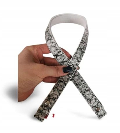 Paski długie uchwyty OBAG skóra snake wąż torebka obag bagobag