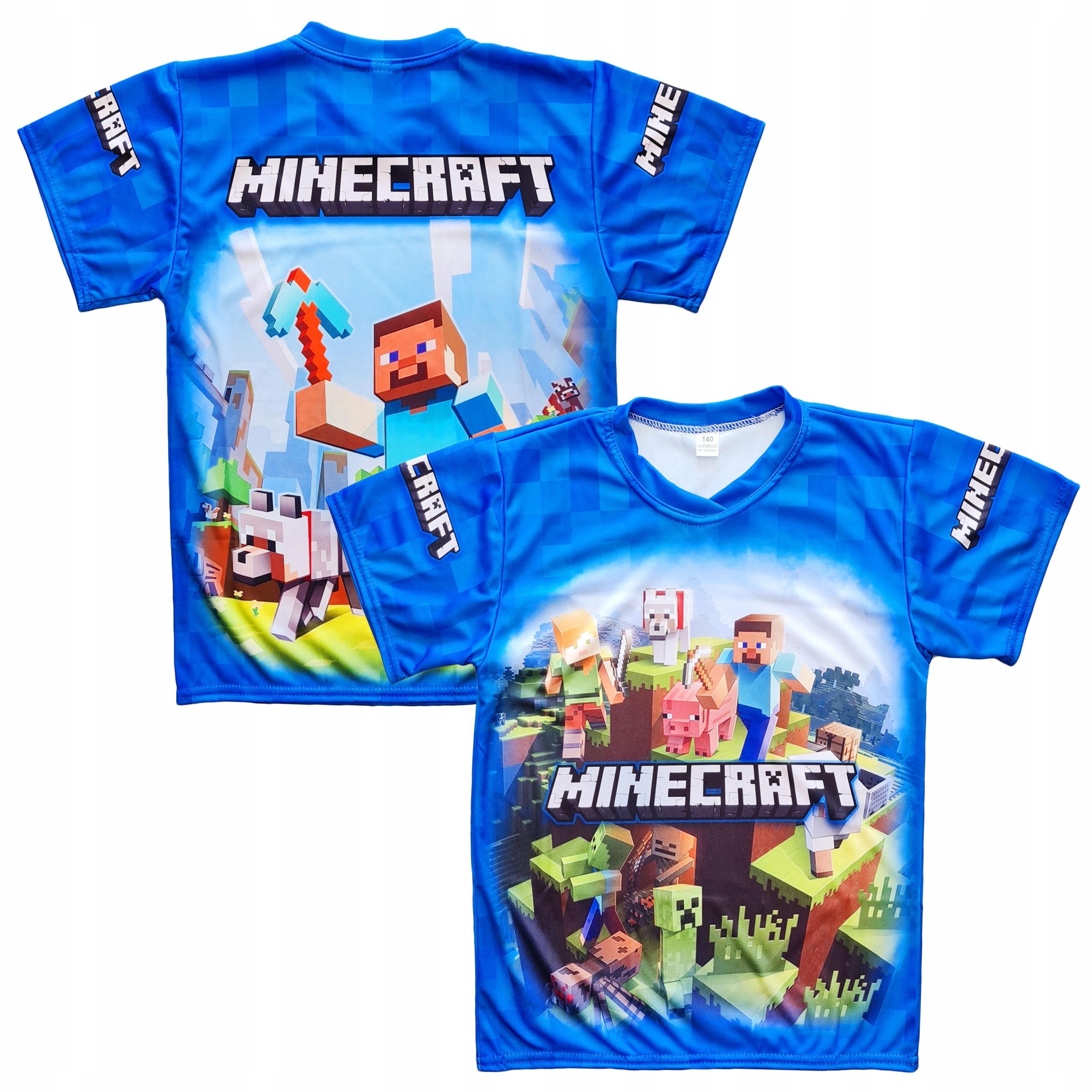KOSZULKA DZIECIĘCA Minecraft T-SHIRT Rozmiar 122 cm