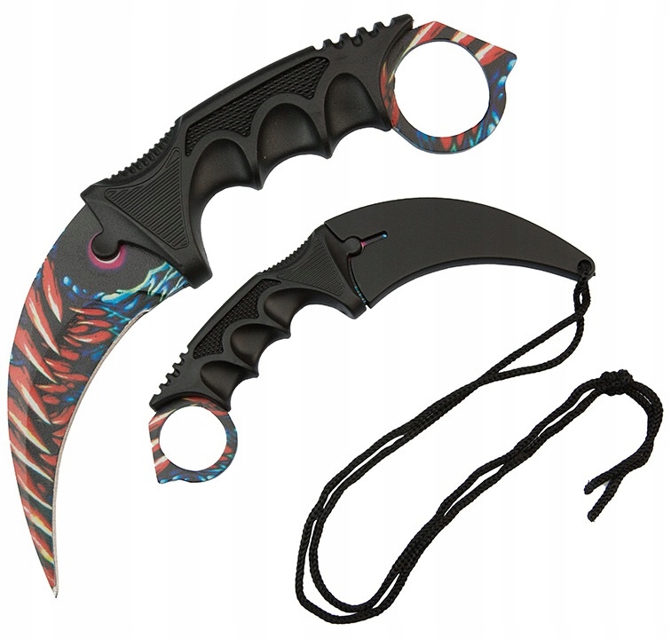 Nóż Karambit Cs:go Fade Rainbow Counter Strike