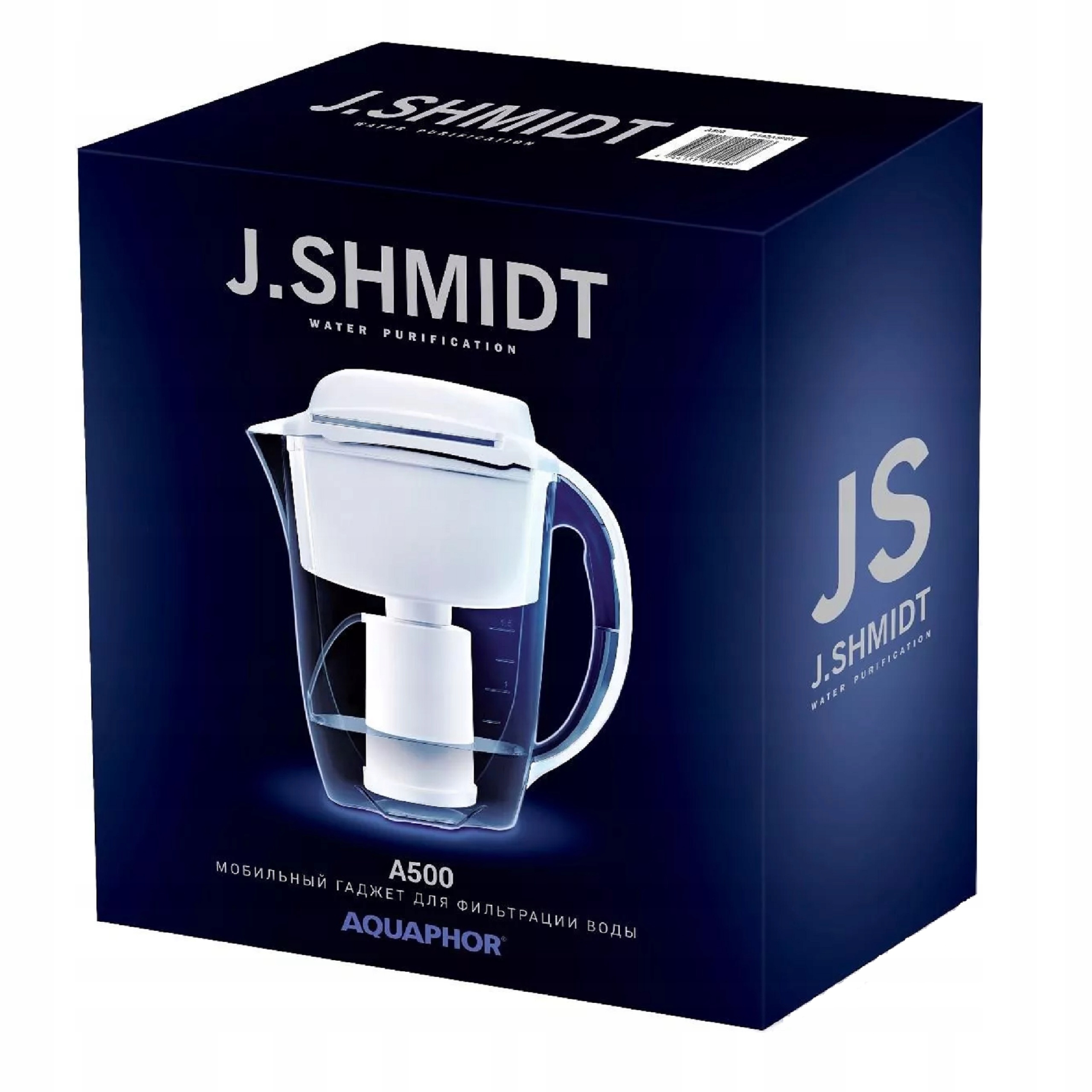 Filtračná kanvica Aquaphor J.shmidt 500 biela 2,8