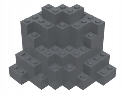 

Lego 23996 skała c. szary Dbg 1 szt Nowy