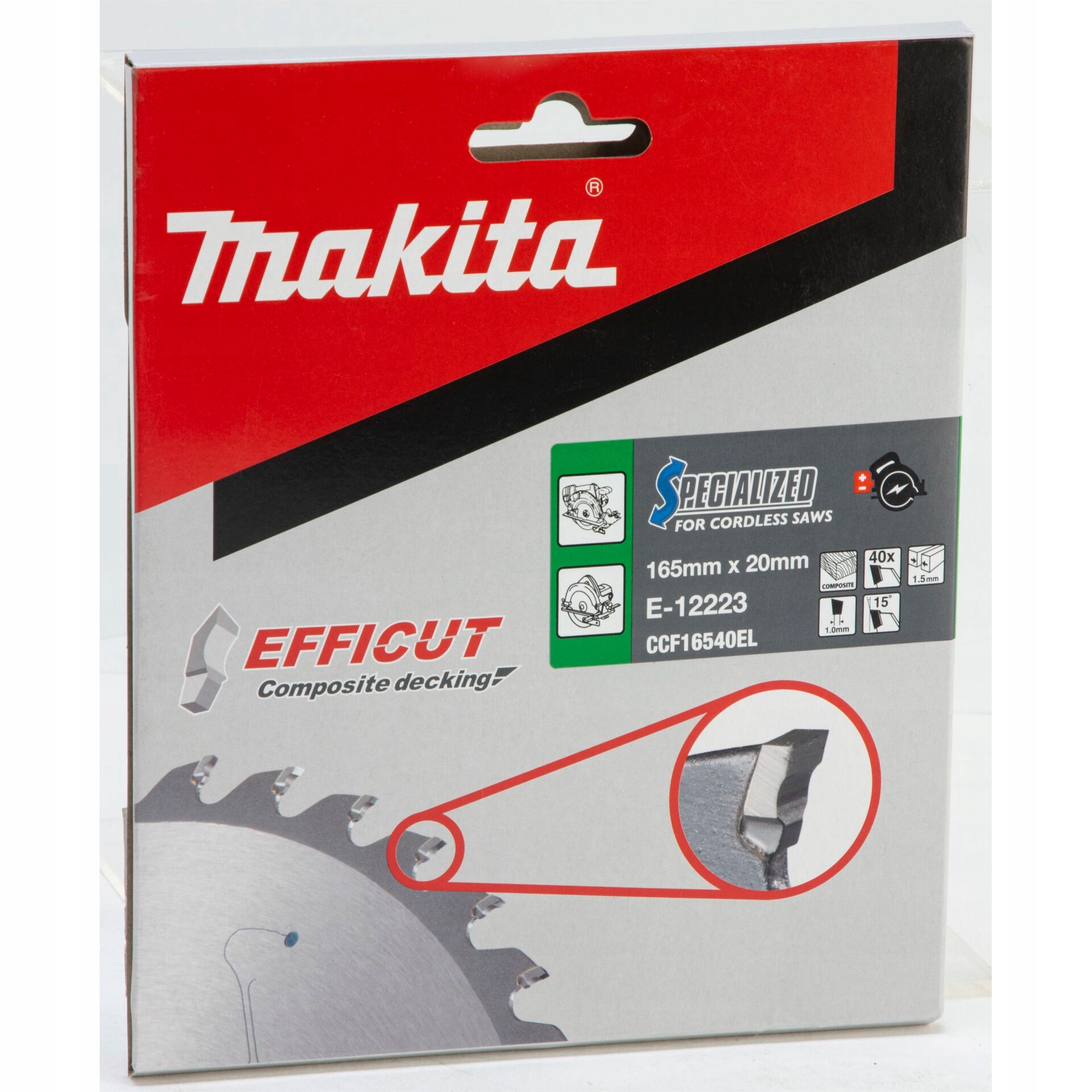 Makita Efficut Saegeb.165x20x40Z