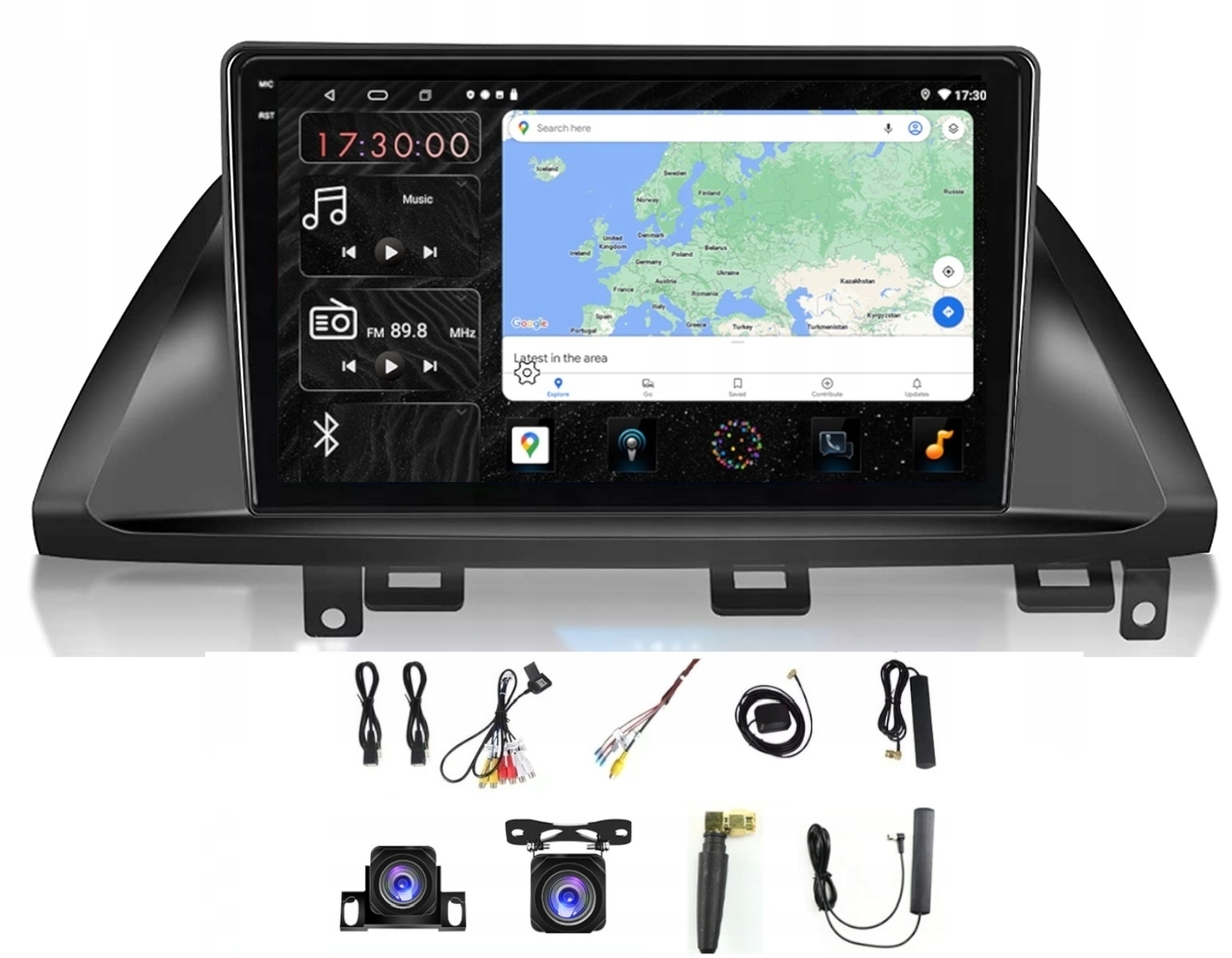 Rádio Navigácia Carplay Gps Android Honda Odyssey 2004-10 6GB 128GB Sim