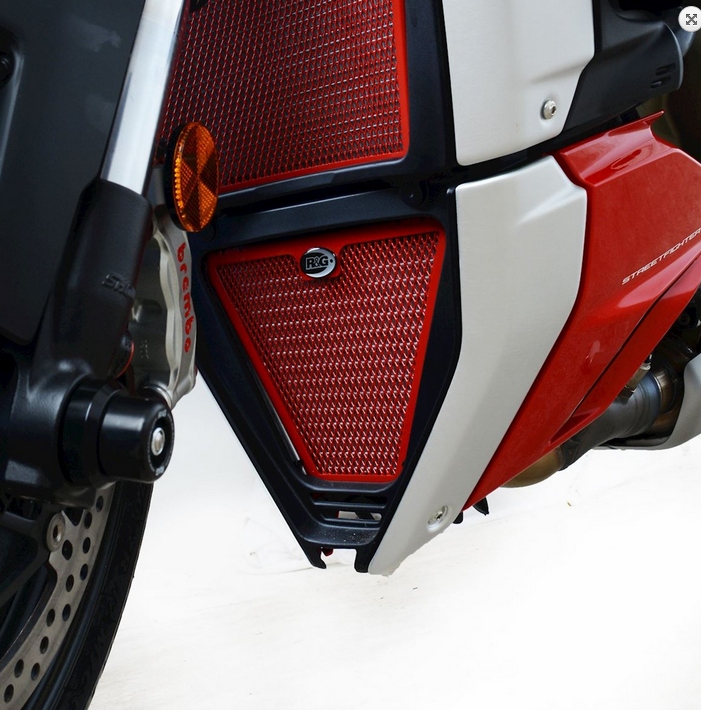 Kryt Chladiča Oleja Rg Racing Ducati Streetfighter V4(S) 20-TITÁNOVÝ