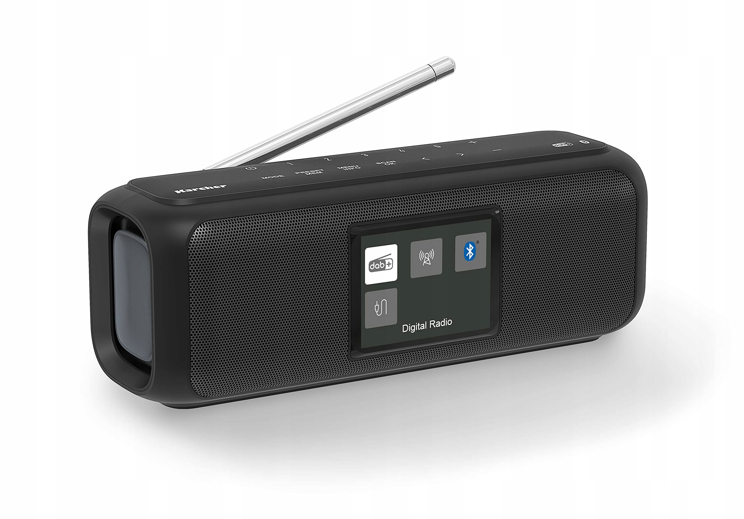 Radio cyfrowe Dab+ Kärcher Dab Go Przenośny głośnik przenośny Bluetooth Usb