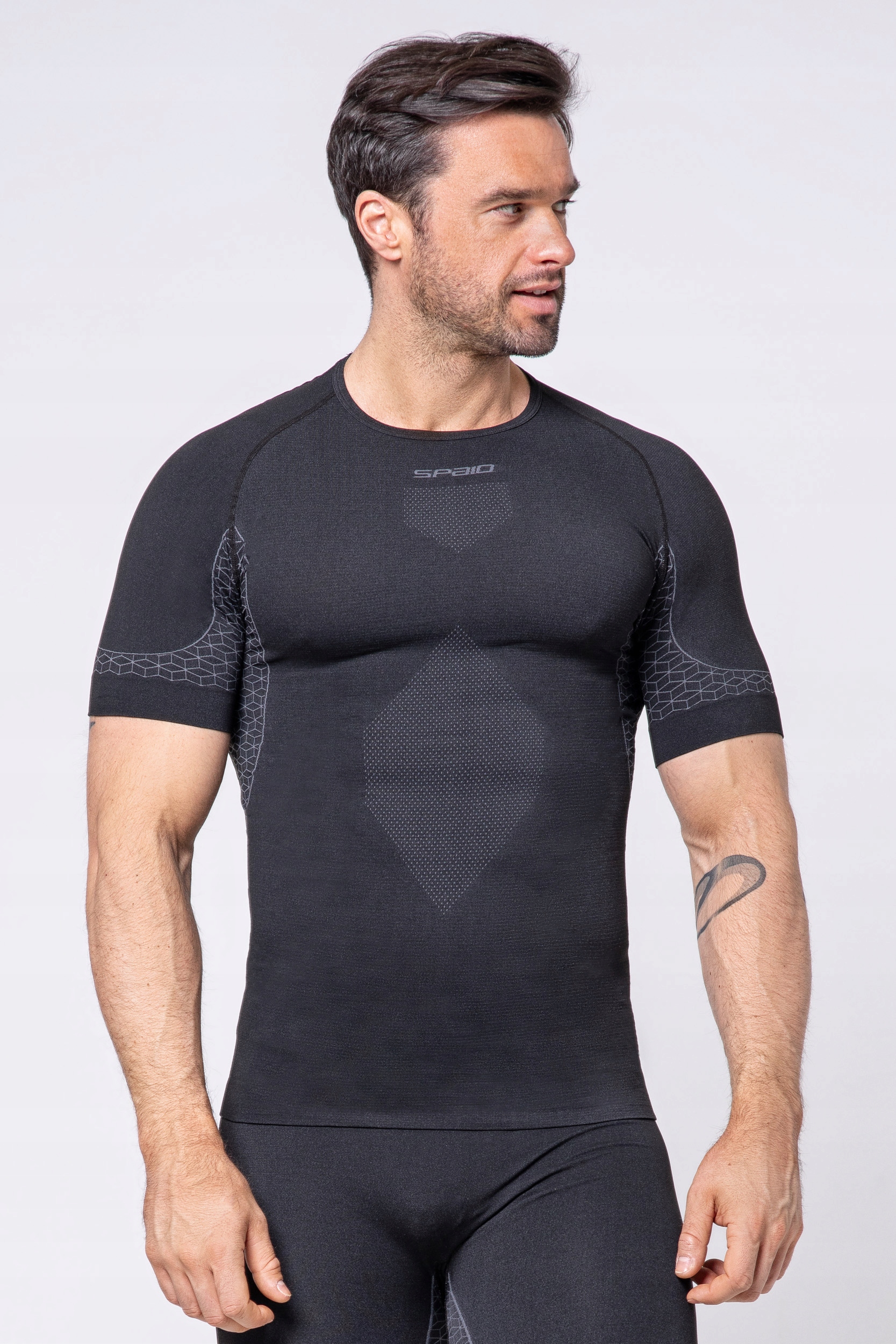 SPAIO Koszulka MOTOCYKLOWA NILIT BREEZE czarna L Size L