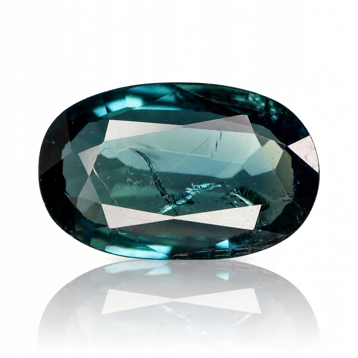 Přírodní safír 1.00 ct Modrý Ovál Tanzanie I1 certifikát Wbd