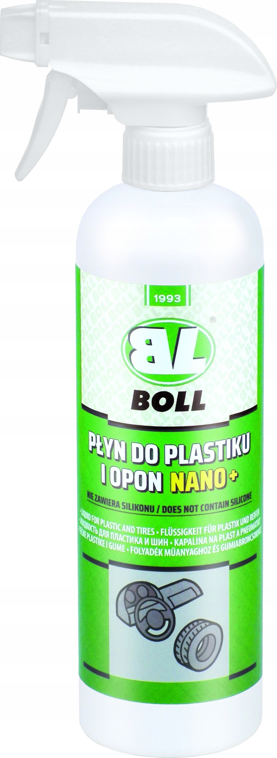 

Boll płyn do plastiku i opon Nano+ 500 ml