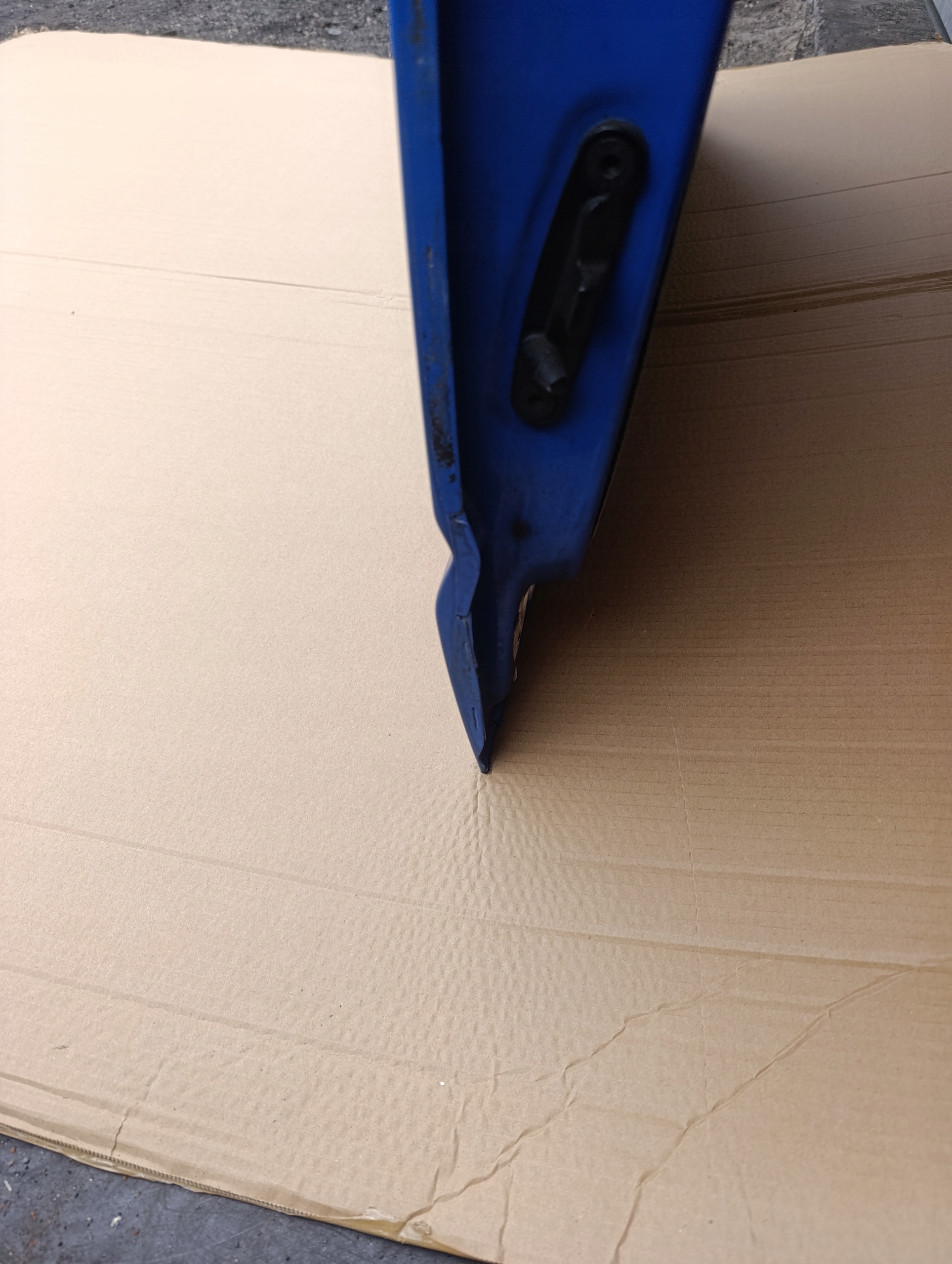 VW T5 door sliding right blue