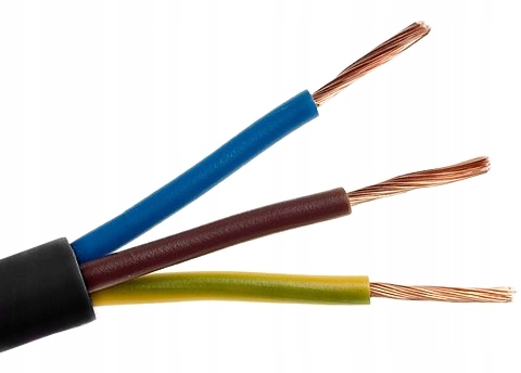 

Przewód Okrągły Giętki Linka Omy 1 m 3 x 1,5mm2