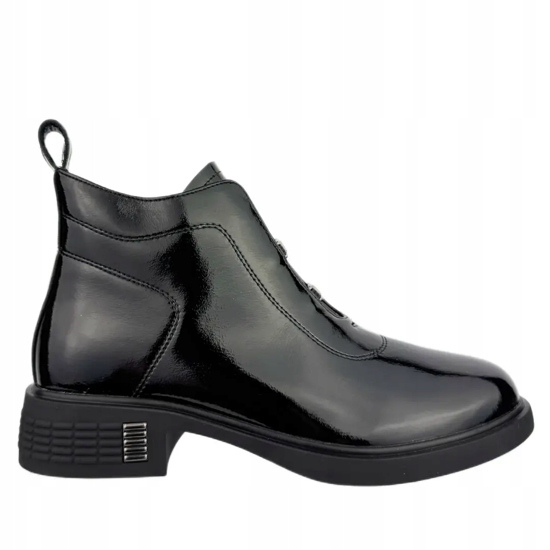 Dámské kotníkové boty S.Barski MR52-118 black 38, Černá