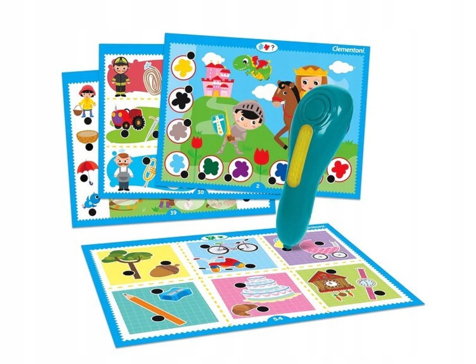 MÓWIĄCE PIÓRO 500 PYTAŃ CLEMENTONI 50782 Wiek gracza 3-4 lata