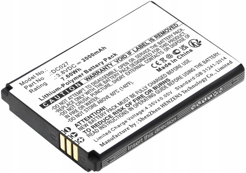 BATERIA AKUMULATOR DC027 DO ROUTERA XIAOMI F490 4G 3,7V 2000MAH 1170