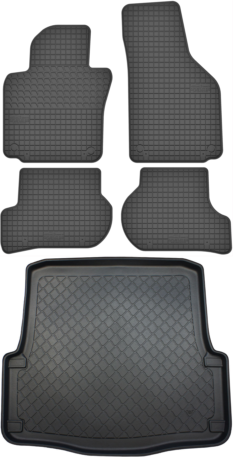 Škoda Octavia II Kombi od roku 2004-04.2013 Sada Koberce batožinový priestor