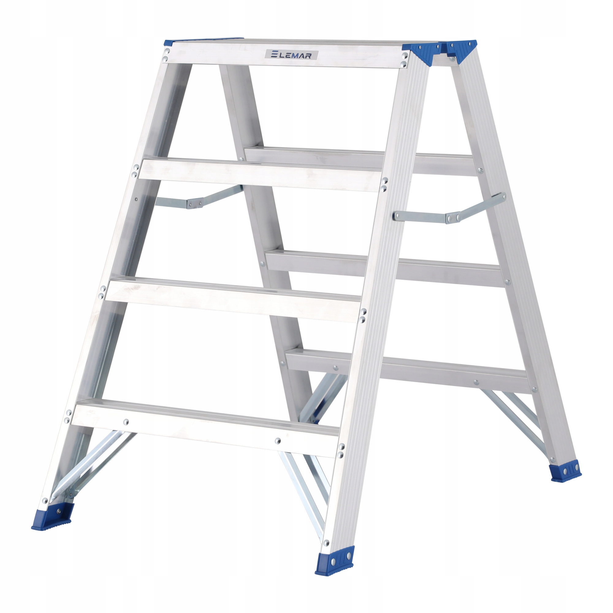 Žebřík 4stupňový hliníkový žebřík Big Step Lemar 023104