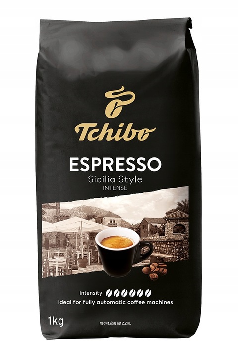 Levně Tchibo Sicilia Káva Zrnková 1 kg Arabika Robusta