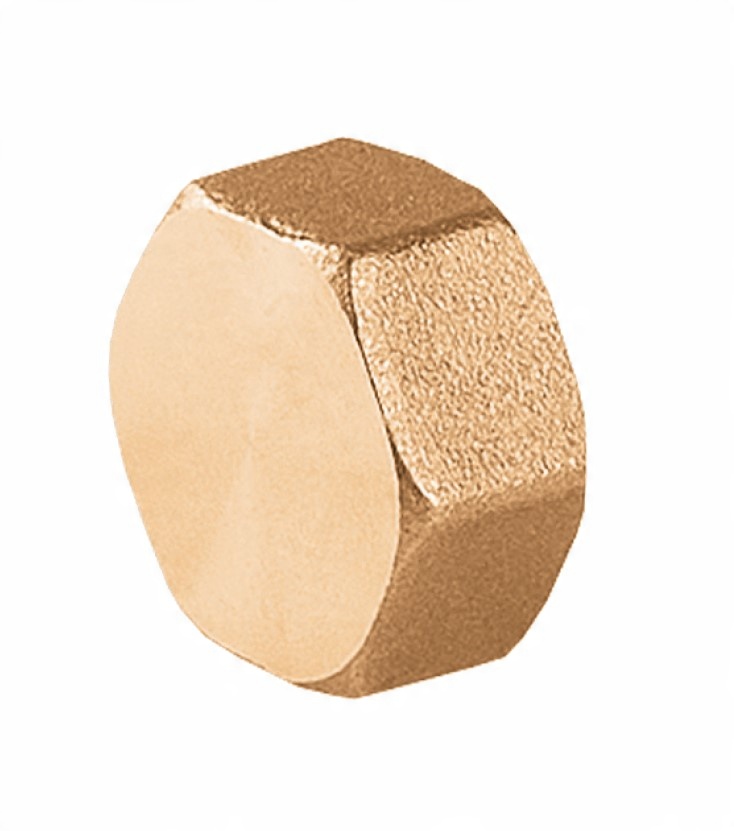 

Mosiężna Zaślepka 3/4" Cala Nakręcana Gw DN20