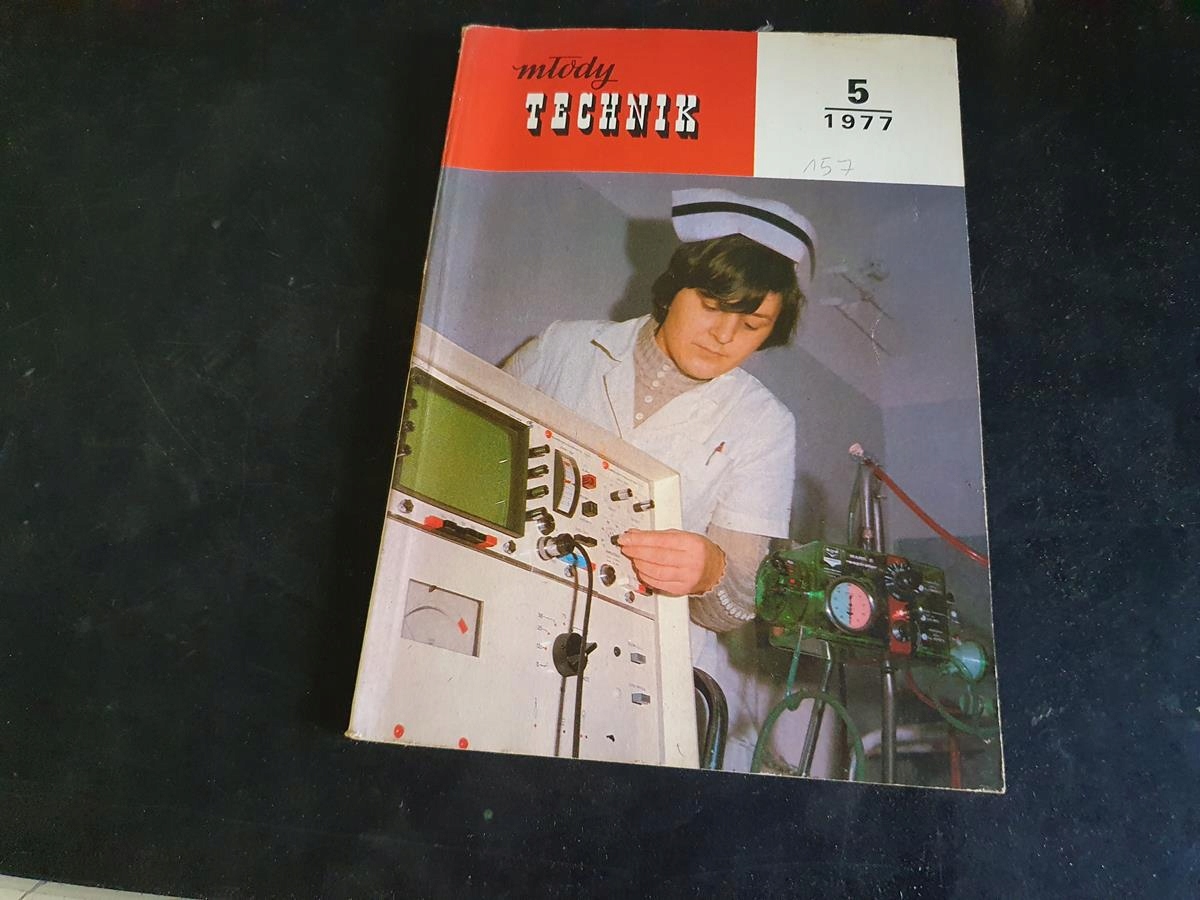 KSIĄŻKA CZASOPISMO NUMER MŁODY TECHNIK 5 / 1977