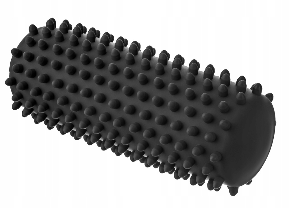 Roller, wałek do masażu i rehabilitacji, długość 15 cm. Czarny