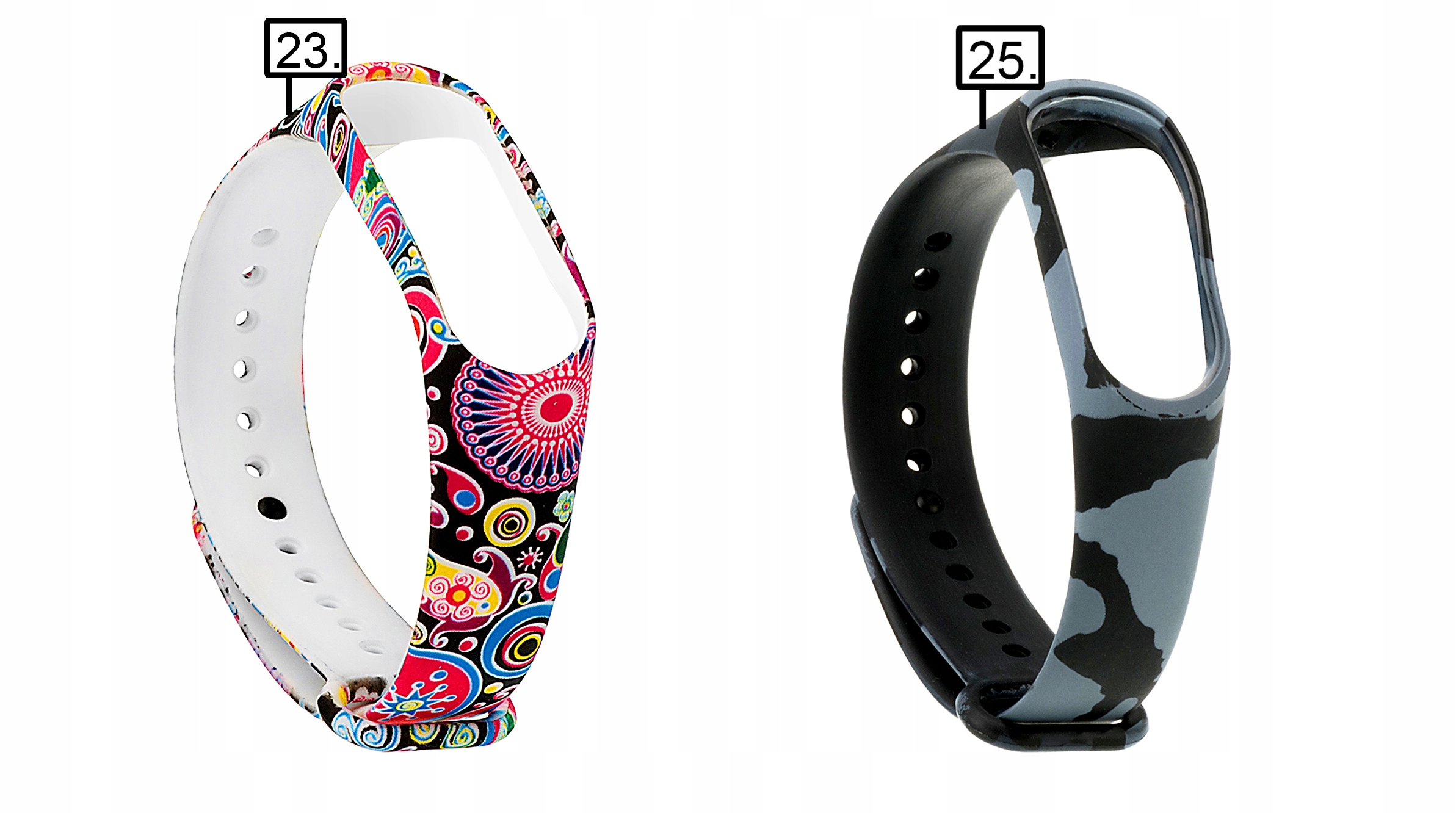 OPASKA ZAMIENNA WZORY do XIAOMI MI BAND 3 oraz 4 Kompatybilność inna marka