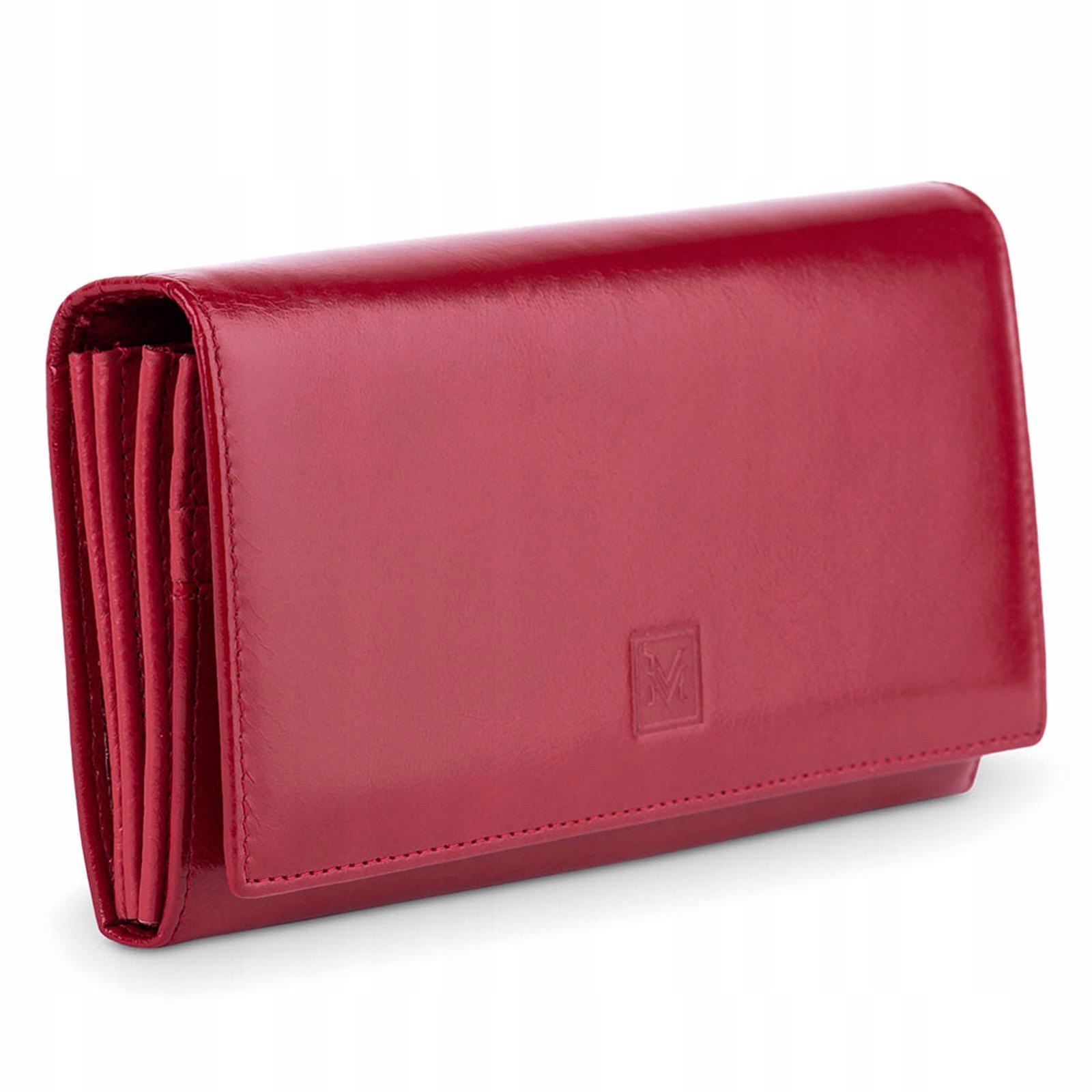 VerMari dámská kožená peněženka elegantní červená