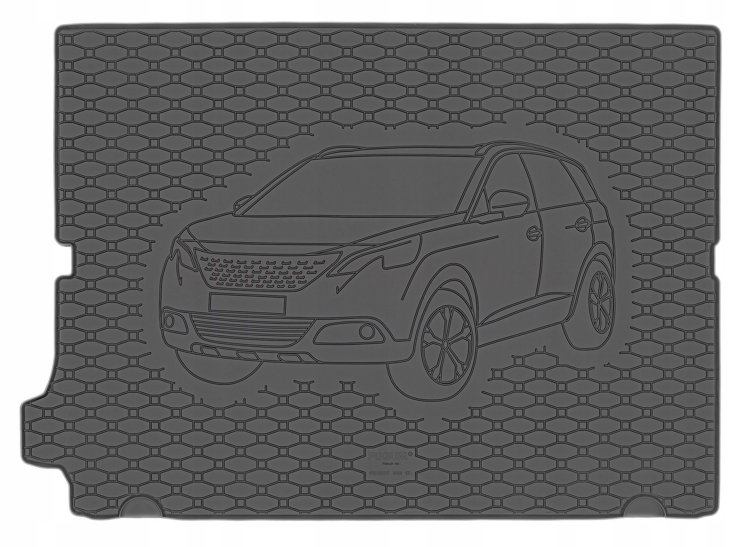 Peugeot 5008 2017-коврик багажника