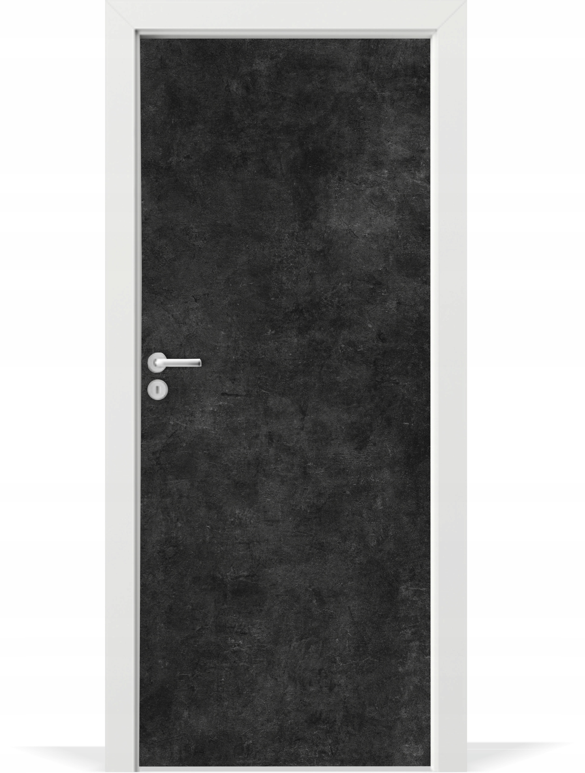 

Folia fototapeta na drzwi Czarny beton polerowany