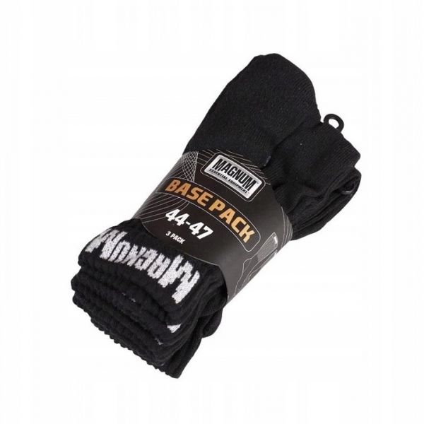 Skarpety sportowe Magnum 3szt męskie Czarne 40-43 Rozmiar 40-43