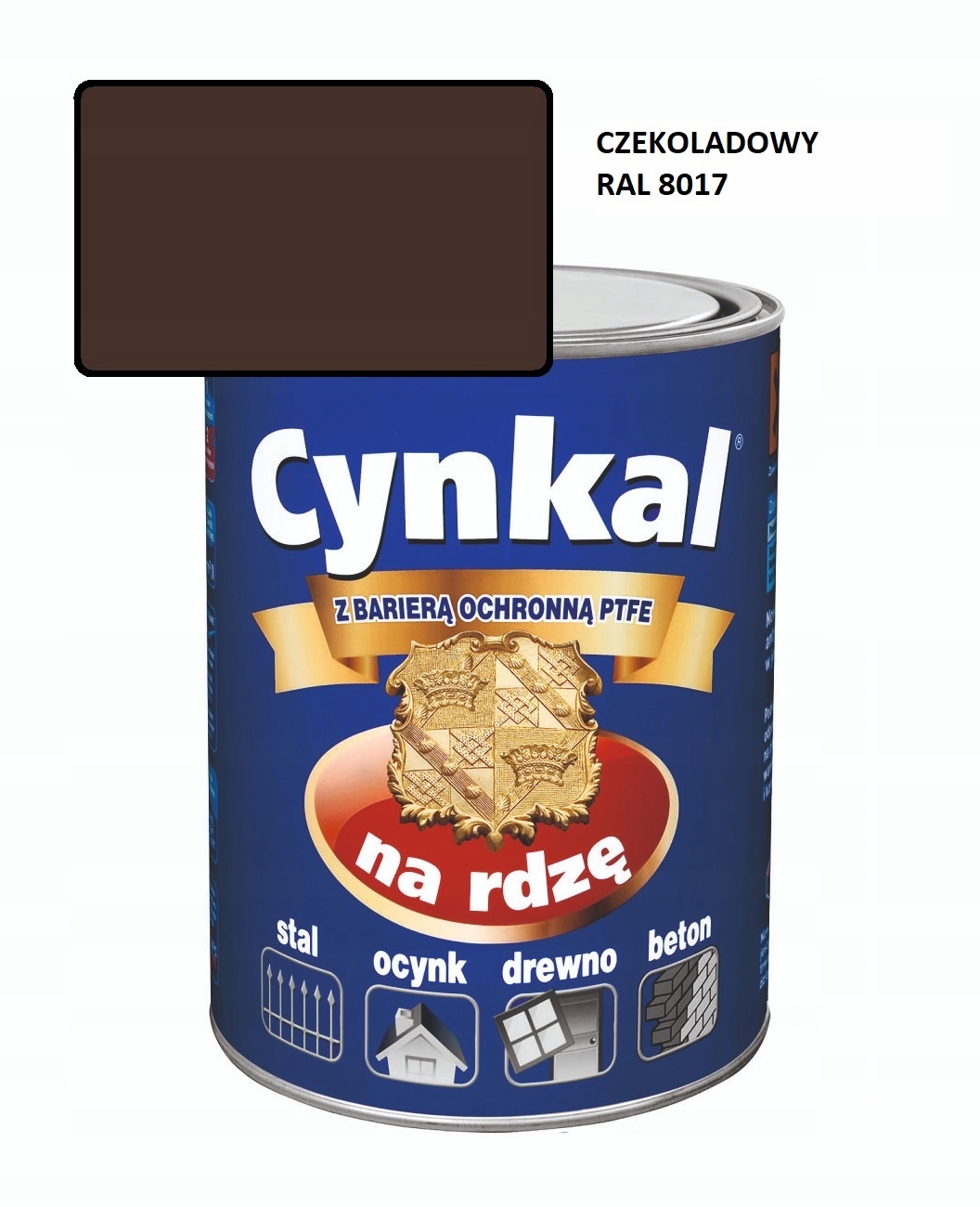 Cynkal univerzální Barva 10L Čokoláda Polomatná 8017