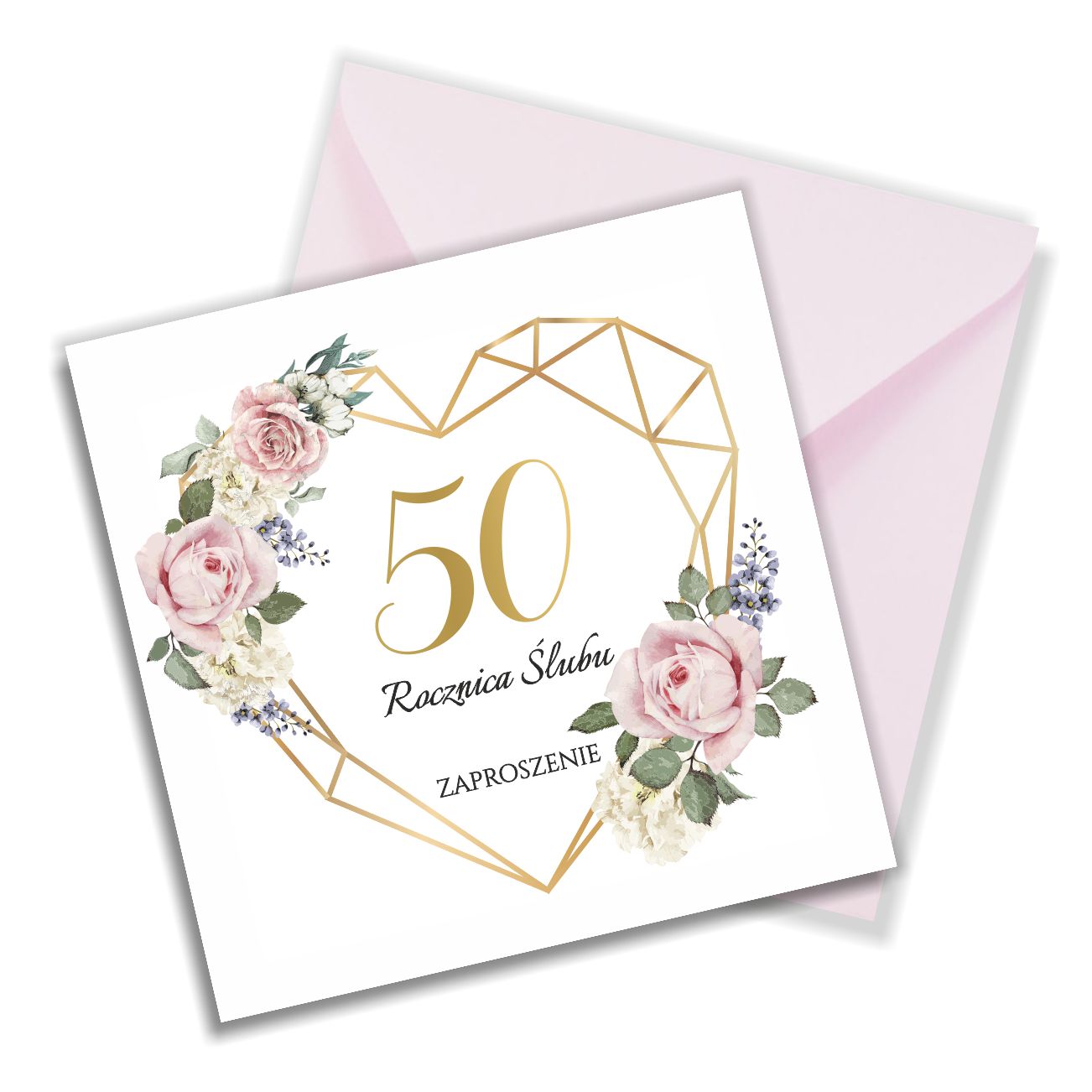 Zaproszenie na Rocznicę Ślubu, personalizacja