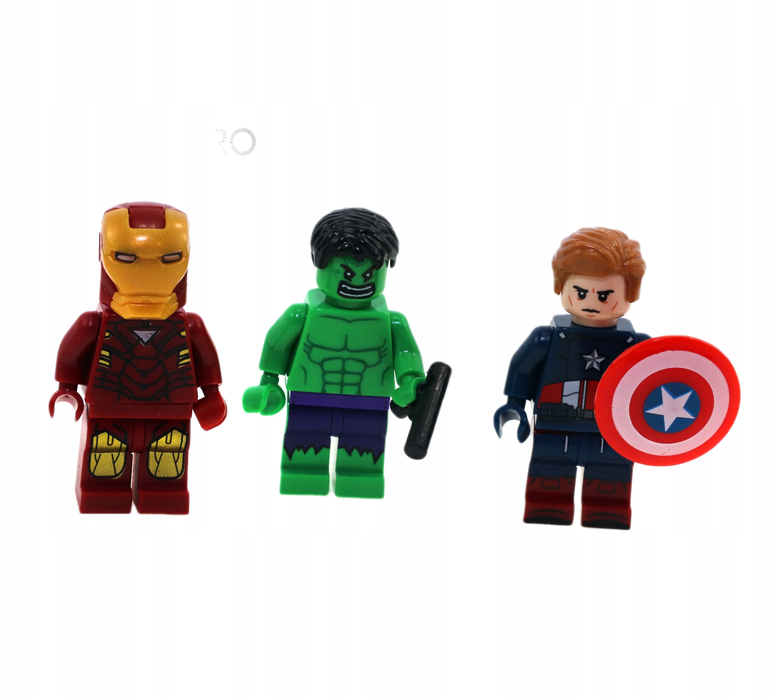 KLOCKI mini FIGURKI AVENGERS Hulk Spider Wolverine 12 figurek + AKCESORIA Liczba elementów 12 szt.