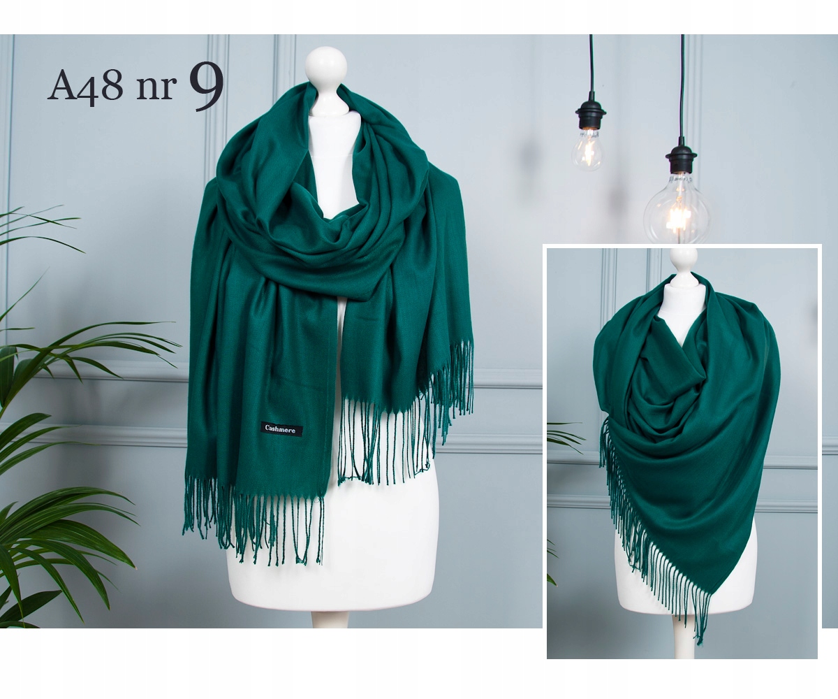 KASZMIROWY SZAL KLASYCZNY SZALIK KASZMIR 9 KOLORÓW Rodzaj szal