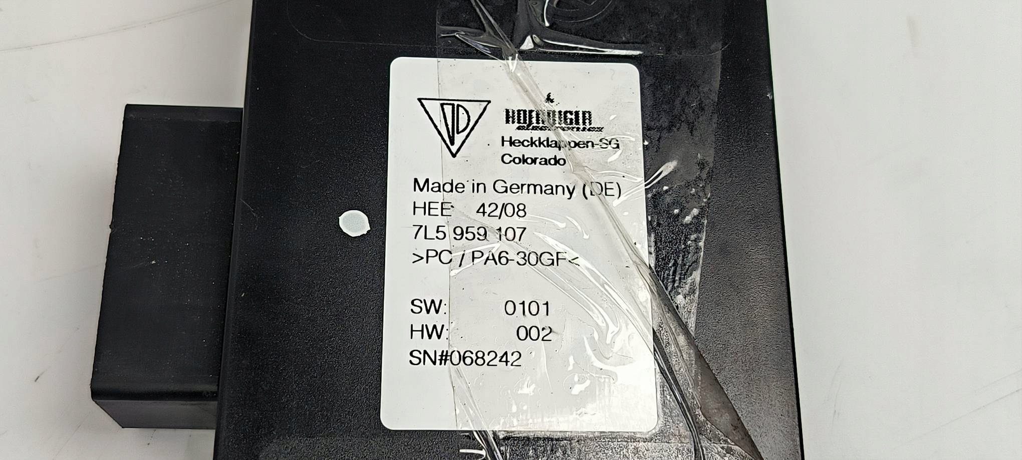 modulo del cofano 7L5959107 PORSCHE CAYENNE e LIFT