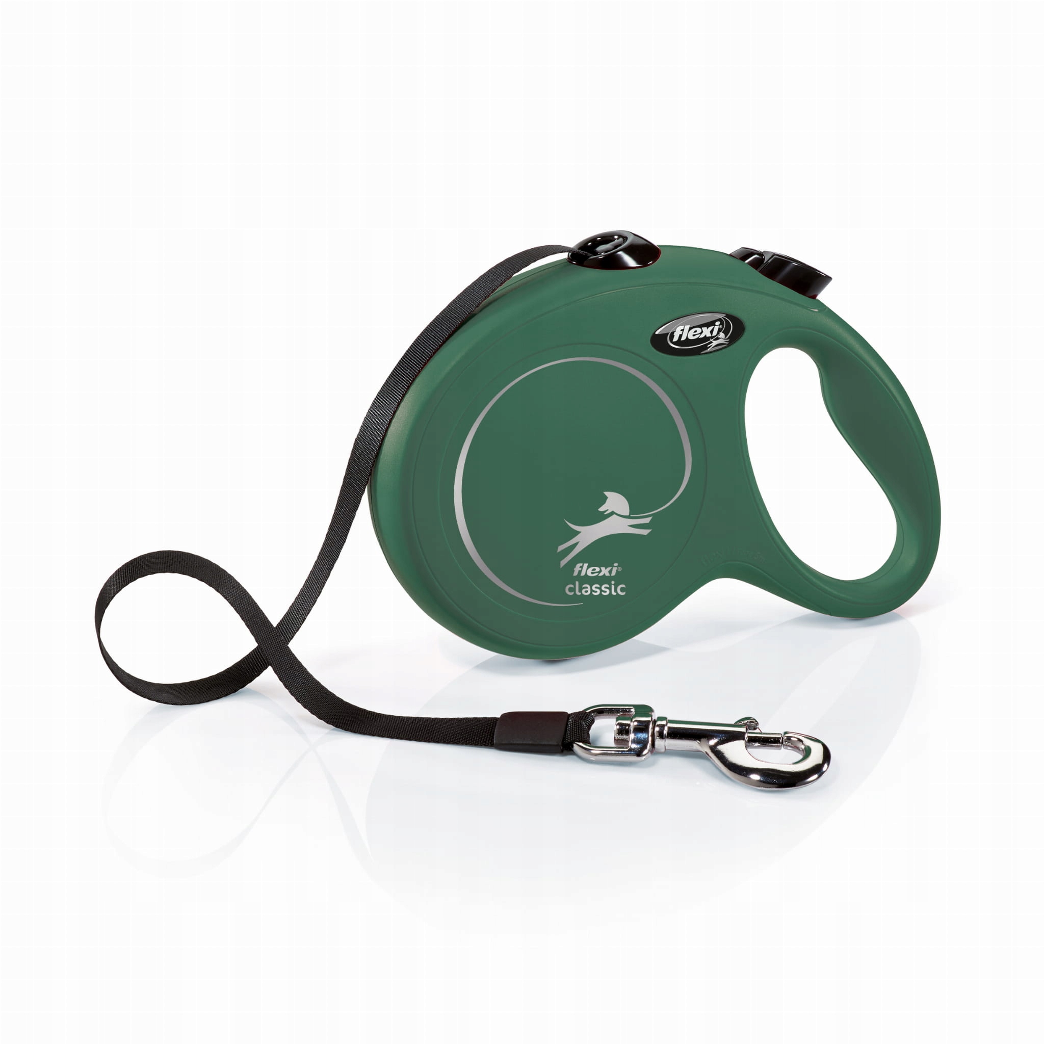Levně Flexi Automatické Vodítko pro psa L do 25 kg Páska 5 metrů Zámek Zelená