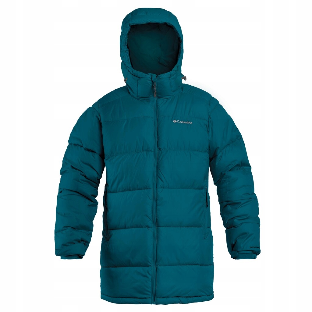 Pánská s kapucí péřová bunda s kapucí Columbia Pike Lake Puffer Parka Night L