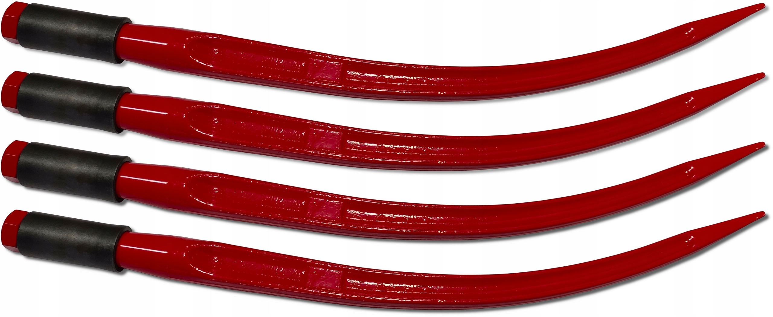 7455.680.TU-4 - 4X зуб погрузчика изогнутый 680 мм захват + втулка