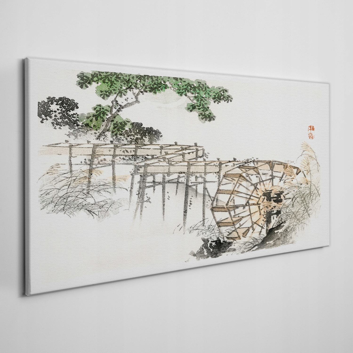

Obraz na płótnie na ramie Drzewo woda 140x70 cm