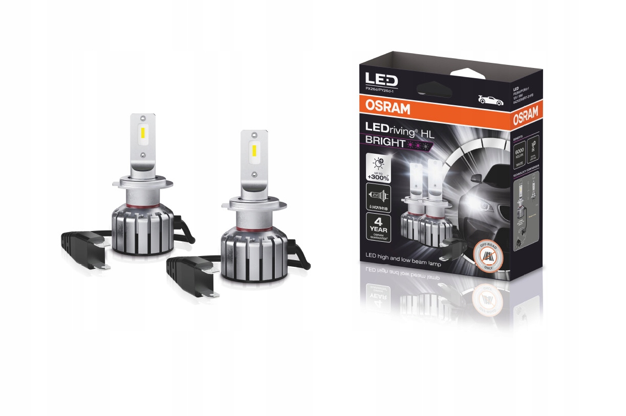 OSRAM Żarówki LED H7 NIGHT BREAKER +220% 6000K 64210DWNB za 348,99