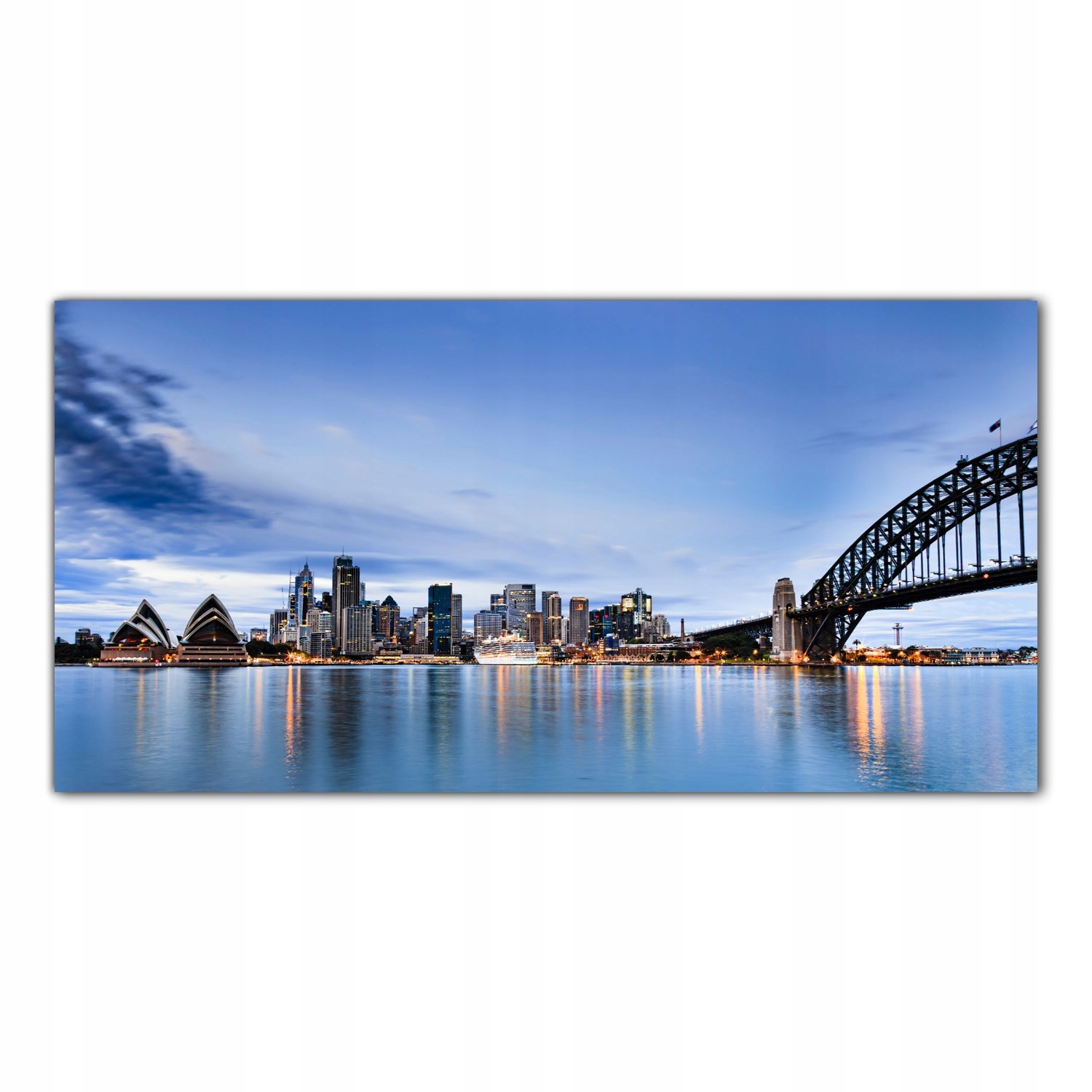 

Obraz Szklany Foto-obraz Miasto Most Wieża 120x60