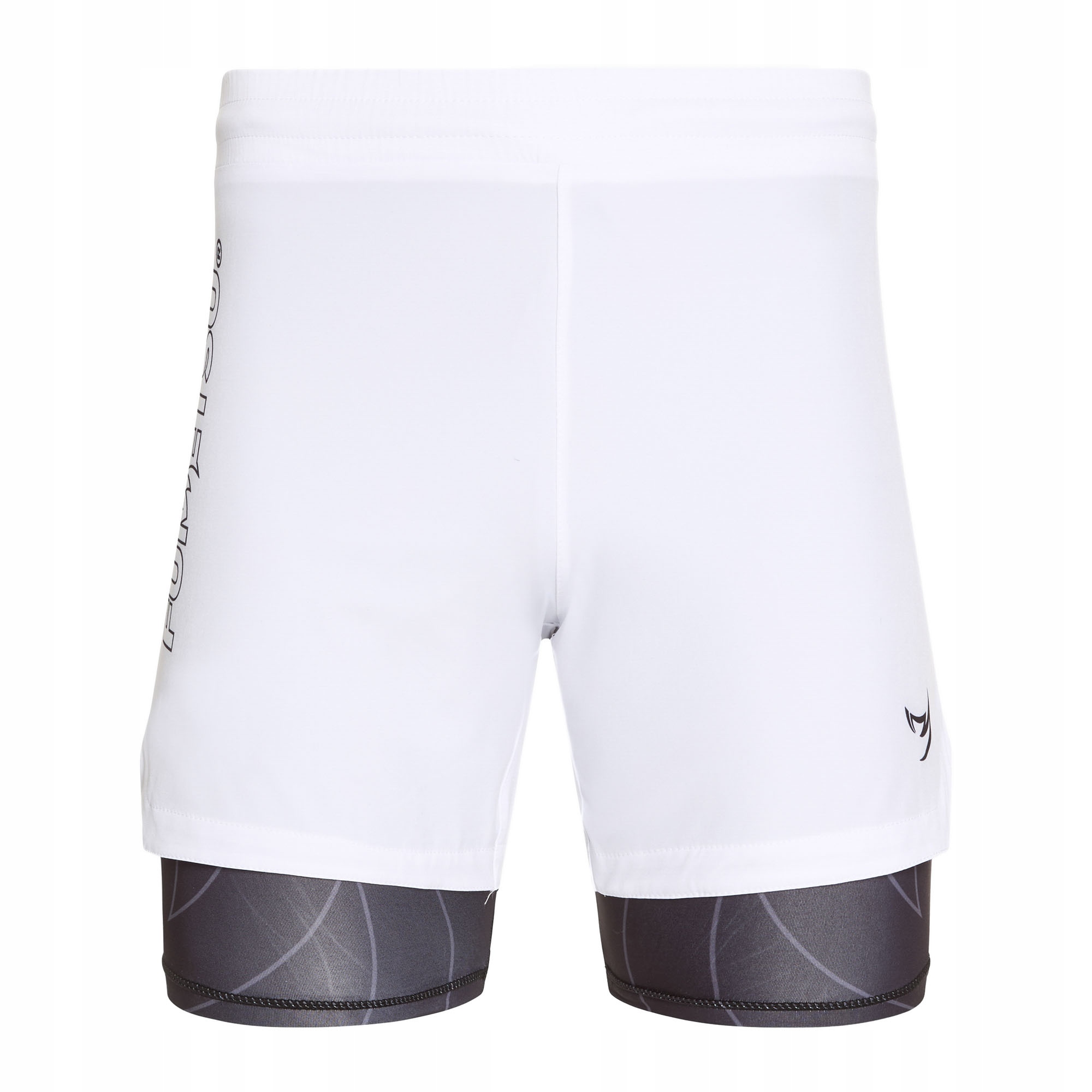 Spodenki treningowe męskie Fumetsu Icon Dual Layer Fight white Xs