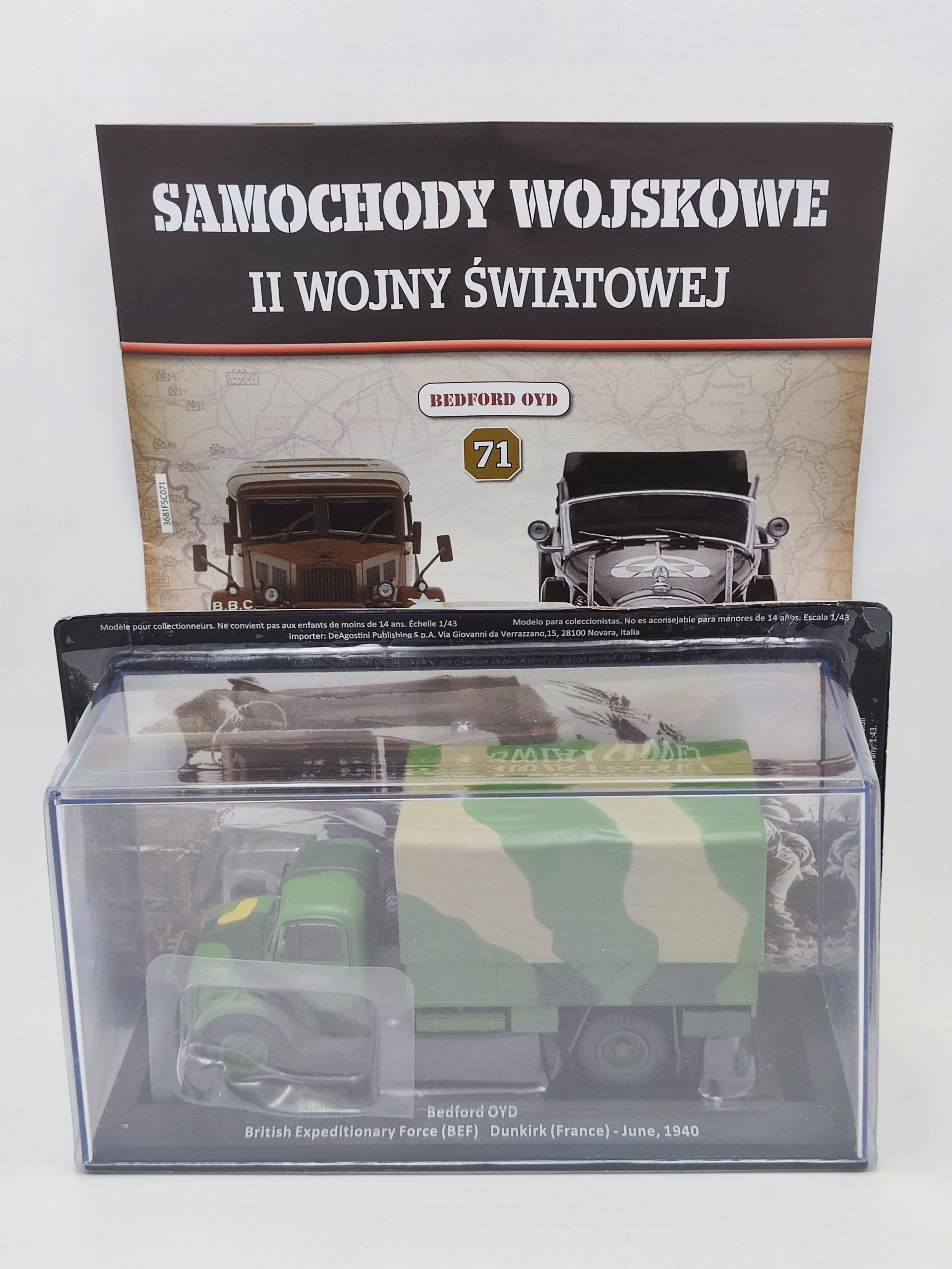 Auta 2WŚ Bedford Oyd 1940 1:43 DeAgostini