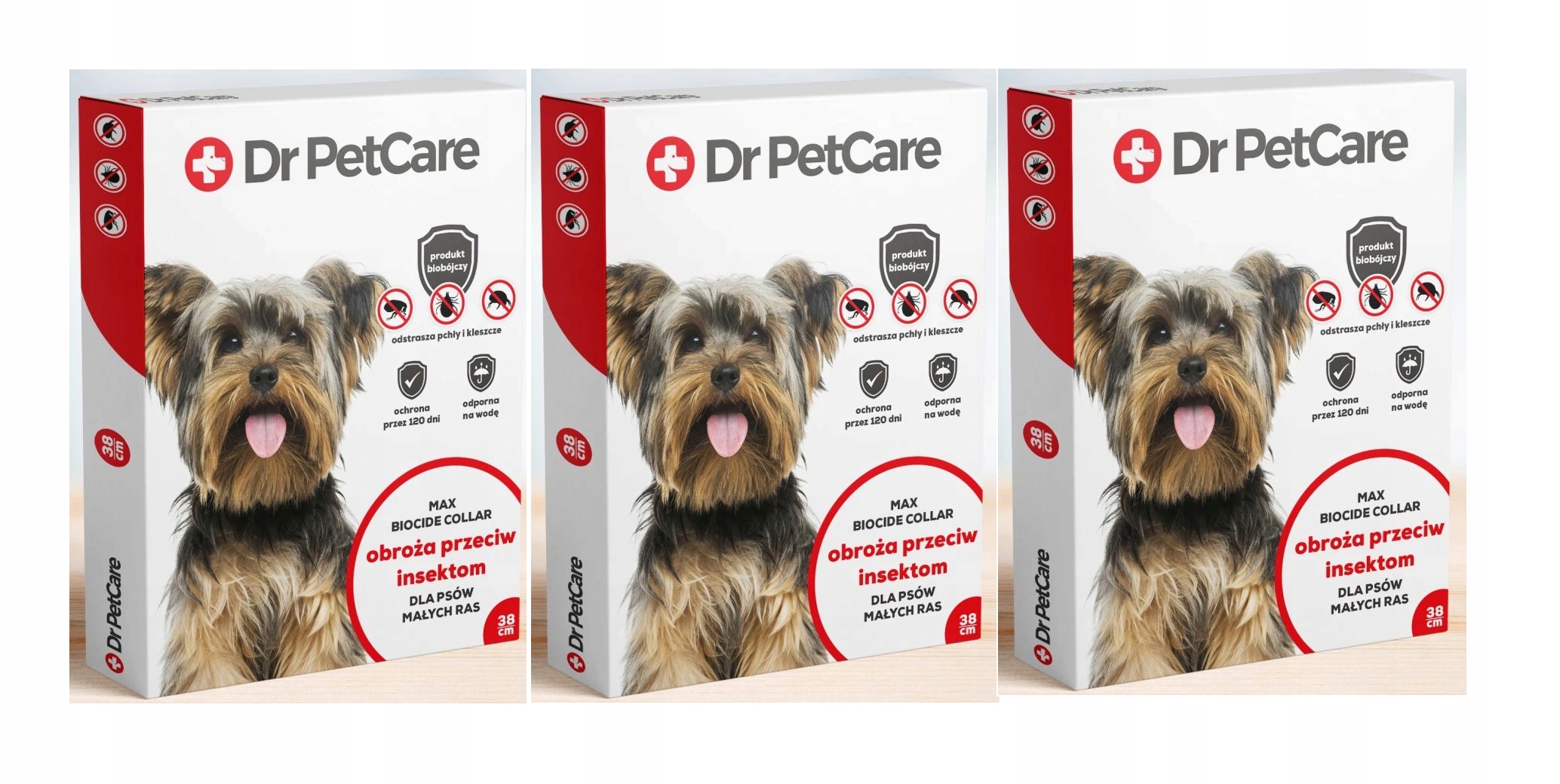 

Dr PetCare 3 Obroże Dla Psa Na Pchły Kleszcze 35cm