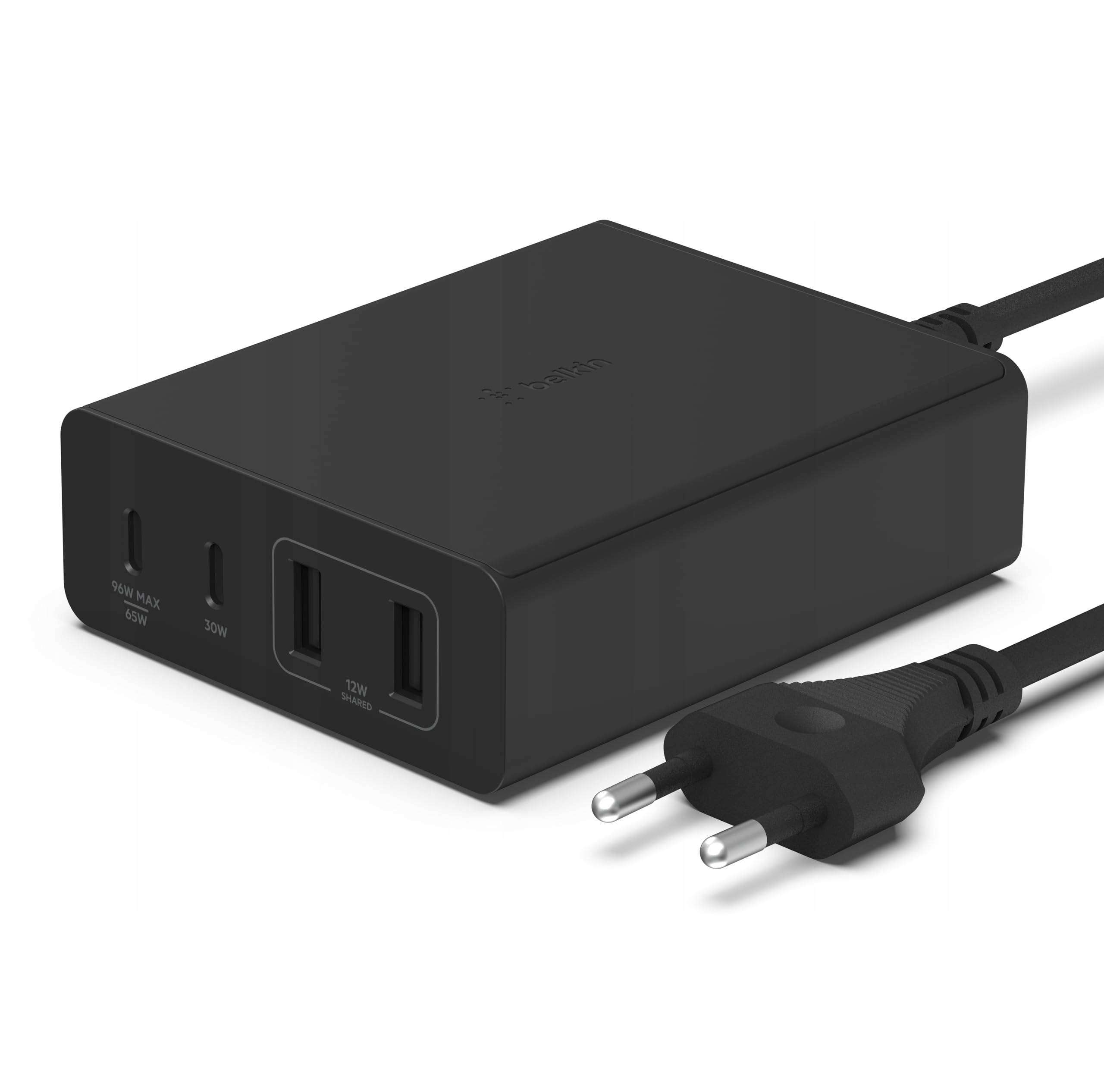 BELKIN Stacja Ładowania 108W GaN USB Dla Wielu Urządzeń Szybkie Ładowanie