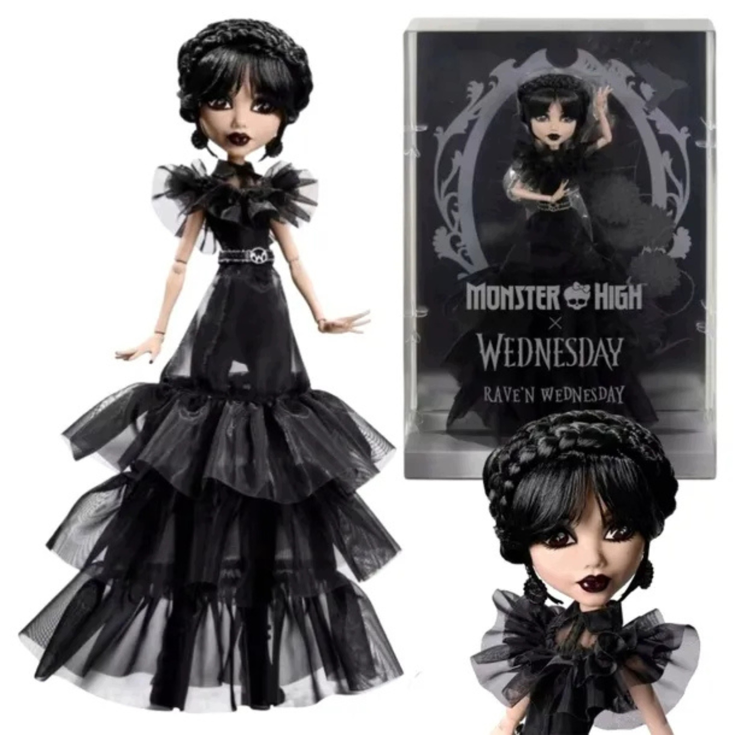 Monster High Wednesday Lalka Kolekcjonerska Suknia Balowa Edycja Specjalna