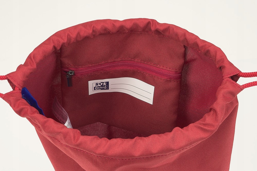 Worek szkolny na buty OXFORD TOUCH ESSE ŻURAWINOWY Kod producenta 400182198