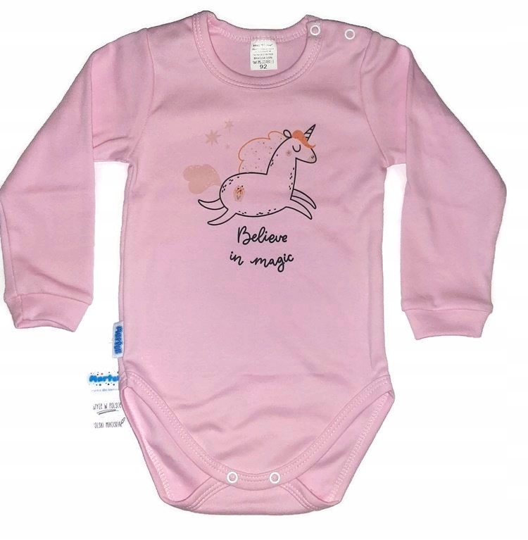 BODY DŁUGI RĘKAW! Śliczne nadruki! Rozm. 92 Wiek dziecka 12 m +